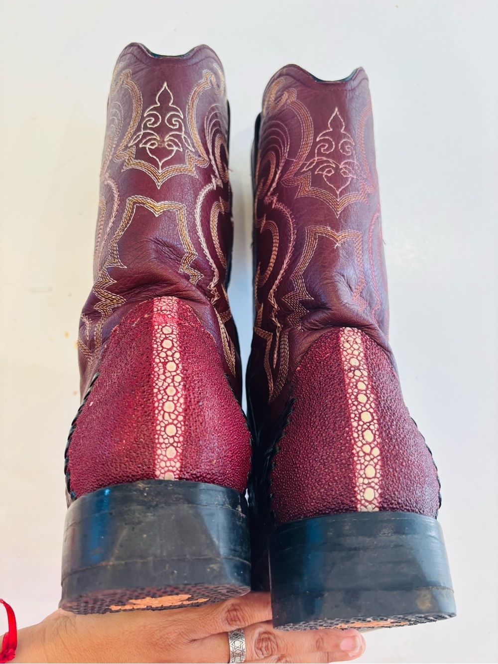 Jar Boots Women's Burgundy Western Boots size 7 - Picture 5 of 17
